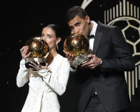 Spaniards Rodri and Bonmatí win Ballon d'Or award as Real Madrid snubs ceremony