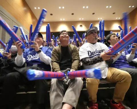 Fans in Shohei Ohtani's Japanese hometown watch Dodgers reach brink of World Series title