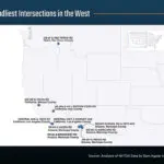 The deadliest intersections in the Western United States