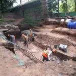 Cambodian archaeologists discover a dozen centuries-old sandstone statues at Angkor UNESCO site