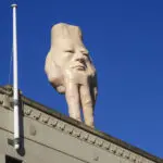 A New Zealand city waves goodbye to its giant hand sculpture that many came to love