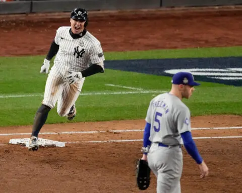 New York Yankees’ offense explodes against Los Angeles Dodgers in World Series Game 4 to stave off elimination