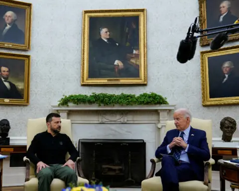 Ukraine has received only 10% of latest approved aid from US, Zelenskiy says