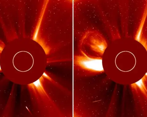 Halloween comet’s final moments captured by SOHO spacecraft