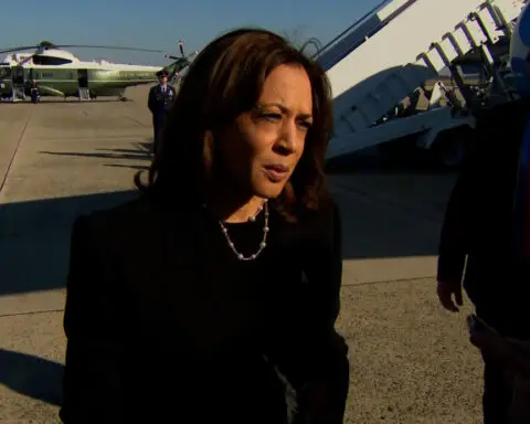 Kamala Harris responds to Biden's 'garbage' remark