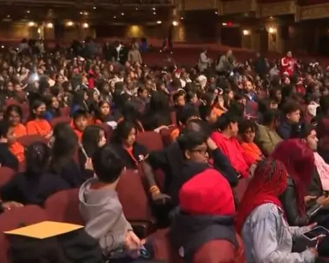 Thousands of students celebrate their pledge to graduate from NYC schools