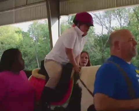 North Texan with down syndrome finds therapy in being an equestrian