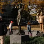 Mysterious statues appear in DC overnight