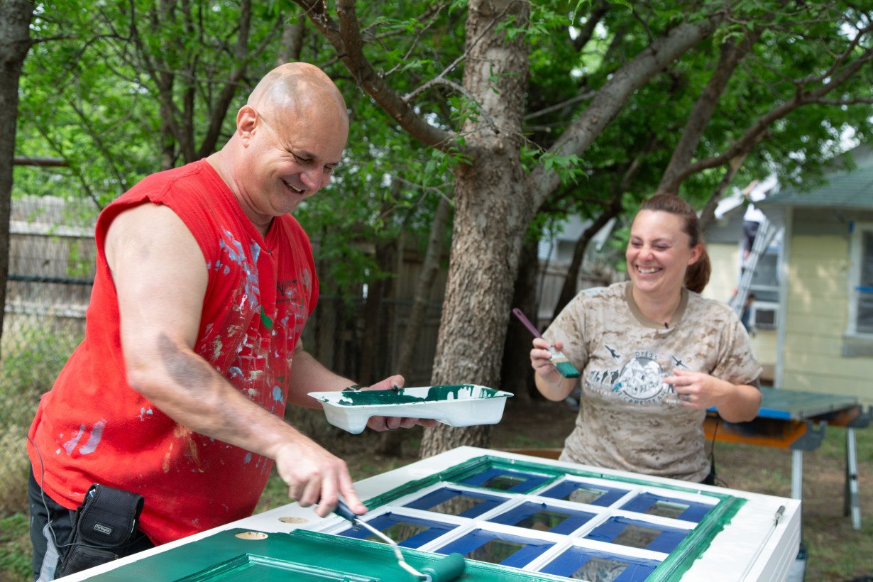 He struggled in his military job, but found purpose just outside the walls of his base