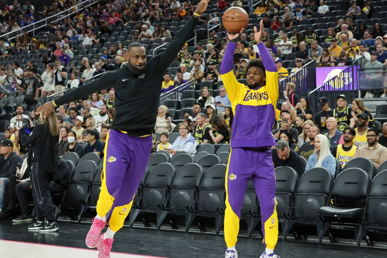 LeBron, Bronny James to make NBA history in Lakers season opener