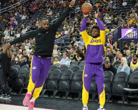 LeBron, Bronny James to make NBA history in Lakers season opener