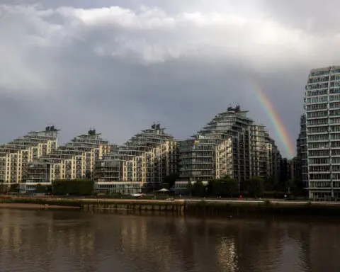 UK house prices edge up in October, Nationwide says