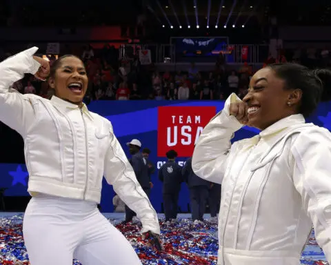 ‘There’s beauty in being vulnerable’: Simone Biles, Jordan Chiles open up about the importance of leading by example