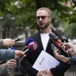 A dissident film director from Belarus is released after 1 year of detention in Serbia