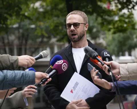 A dissident film director from Belarus is released after 1 year of detention in Serbia