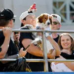 Shohei Ohtani, and his dog, steal the show at Los Angeles Dodgers victory parade