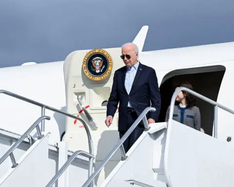 Biden makes final campaign stop for Harris in Scranton, his childhood hometown