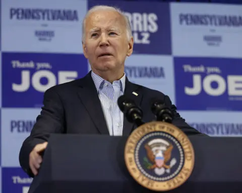 Biden returns to his hometown after a limited campaign role