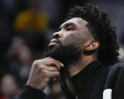 Embiid verbally confronts, then shoves, Philadelphia reporter. NBA is investigating