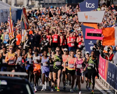 The Netherlands’ Abdi Nageeye wins thrilling men’s race at New York City Marathon