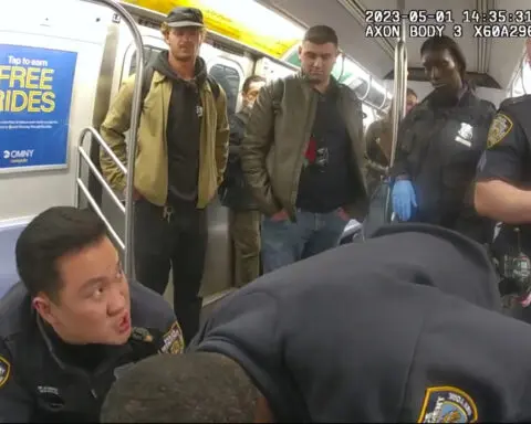 Jury sees video of subway chokehold that led to Marine veteran's manslaughter trial