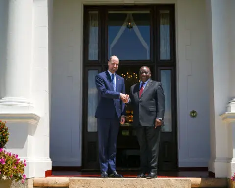 Prince William meets President Ramaphosa on South Africa trip