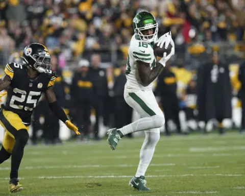 Jets trade wide receiver Mike Williams to Steelers for a fifth-round draft pick next year