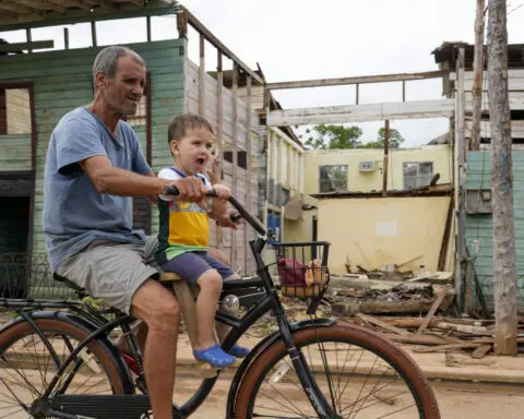 Cuba left reeling after Category 3 hurricane ravages island and knocks out power grid