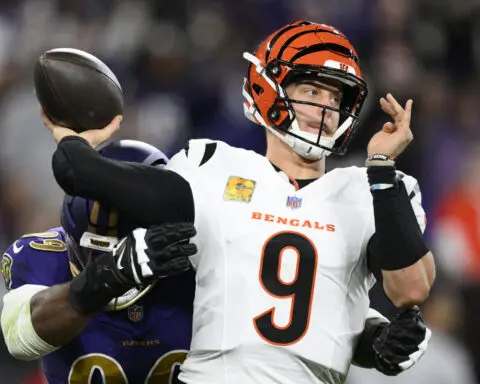 Bengals fritter away another big lead in a second frustrating loss to Ravens