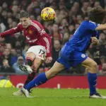 Man United beats Leicester 3-0 in its final game before Ruben Amorim takes charge