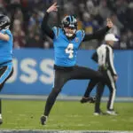 Pineiro's 36-yard field goal in OT lifts Panthers to 20-17 win over Giants in Germany