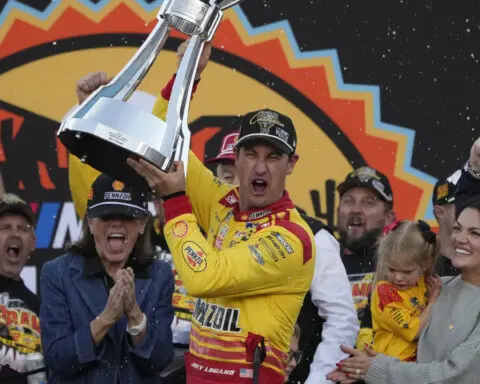 Joey Logano wins Phoenix finale for 3rd NASCAR Cup championship in 1-2 finish for Team Penske