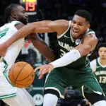 Giannis Antetokounmpo called a ‘child’ by Jaylen Brown after fake handshake fiasco