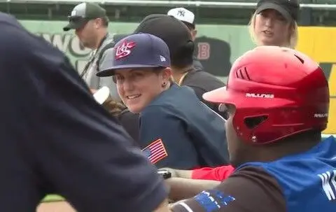 Professional baseball stars play alongside players with special needs