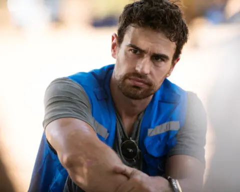 Actor Theo James urges more support for refugees hit by climate crisis