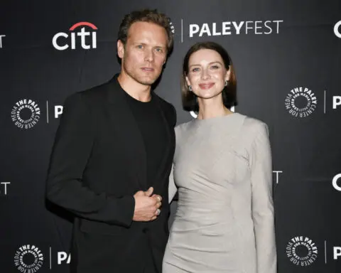 Caitríona Balfe and Sam Heughan wrap production on 'Outlander'