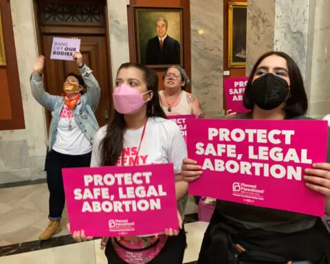 A pregnant woman sues for the right to an abortion in challenge to Kentucky's near-total ban