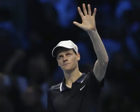 Sinner beats Fritz again in rematch of US Open final. Medvedev back in contention at ATP Finals