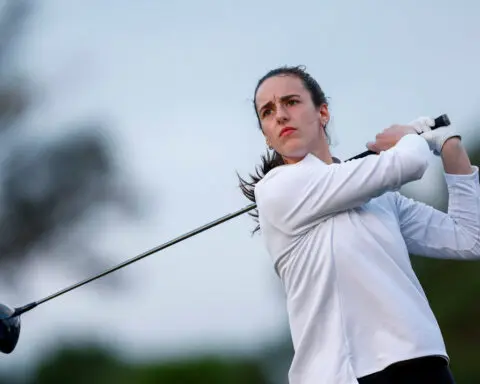 Caitlin Clark swaps three-pointers for par threes at LPGA event