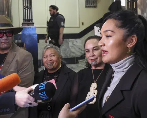 Lawmakers stage Māori protest in New Zealand's parliament during fraught race relations debate