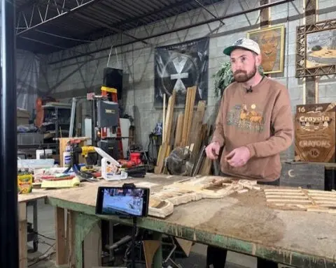 Milwaukee wood artist taps into nostalgia by turning trash into treasure