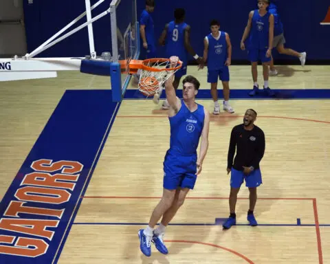 The world's tallest teenager, 7-foot-9 Olivier Rioux, plans to redshirt at Florida this season