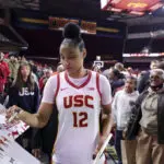 USC's Juju Watkins reaches 1,000 points. It took her 2 fewer games than Caitlin Clark