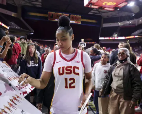 USC's JuJu Watkins reaches 1,000 points in 2 fewer games than Caitlin Clark