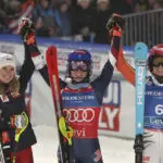 US skier Mikaela Shiffrin wins 1st World Cup slalom of season for her 98th career victory