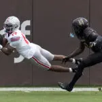 Ohio State receiver Carnell Tate scores 2 touchdowns in his Chicago homecoming