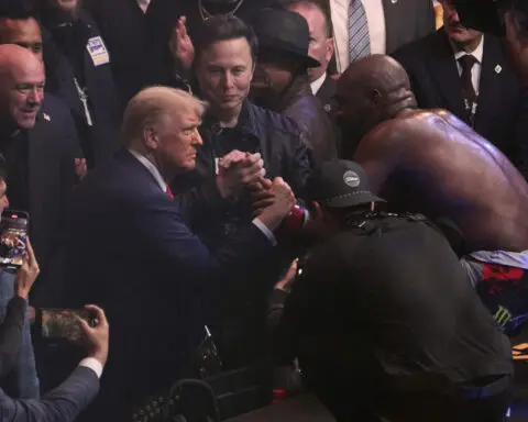 Jon Jones sends Stipe Miocic into retirement with decisive UFC heavyweight win in front of Trump