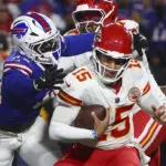 Josh Allen's 26-yard run seals Bills' 30-21 win over KC and ends Chiefs' bid for a perfect season