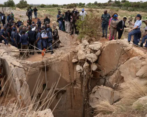 South Africa's Ramaphosa calls for safe recovery of illegal miners stuck underground