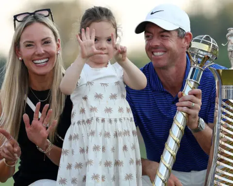 Tearful Rory McIlroy caps tumultuous year with double DP World Tour win